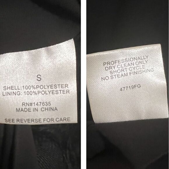 Free Generation Los Angeles Black Shaggy Fringe Dress Sleeveless Size S New - Picture 13 of 15